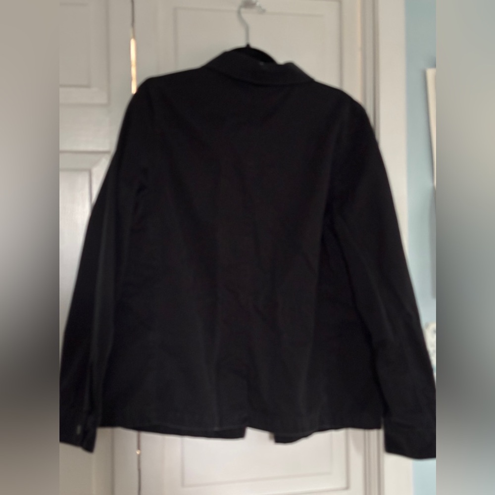 Old Navy Black Button-Up Jacket - image 8
